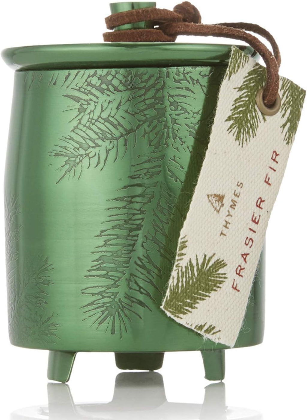 Thymes Heritage Frasier Fir Green Metal Tin - 4 Oz