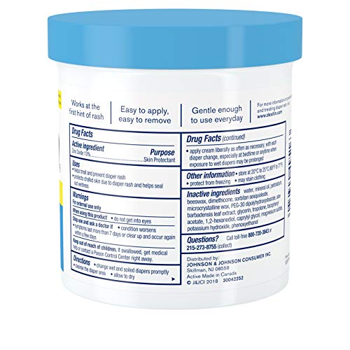 Diaper Rash Cream with 13% Zinc Oxide, Hypoallergenic, 16 oz H749803