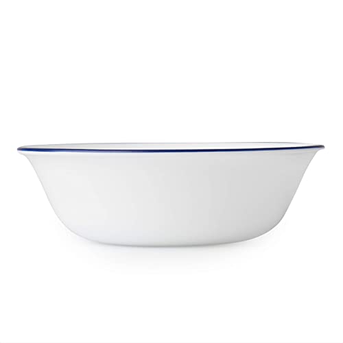 18-Piece Dinnerware Set for 6, Triple Layer Glass, Chip Resistant, Lightweight Round Plates and Bowls S481