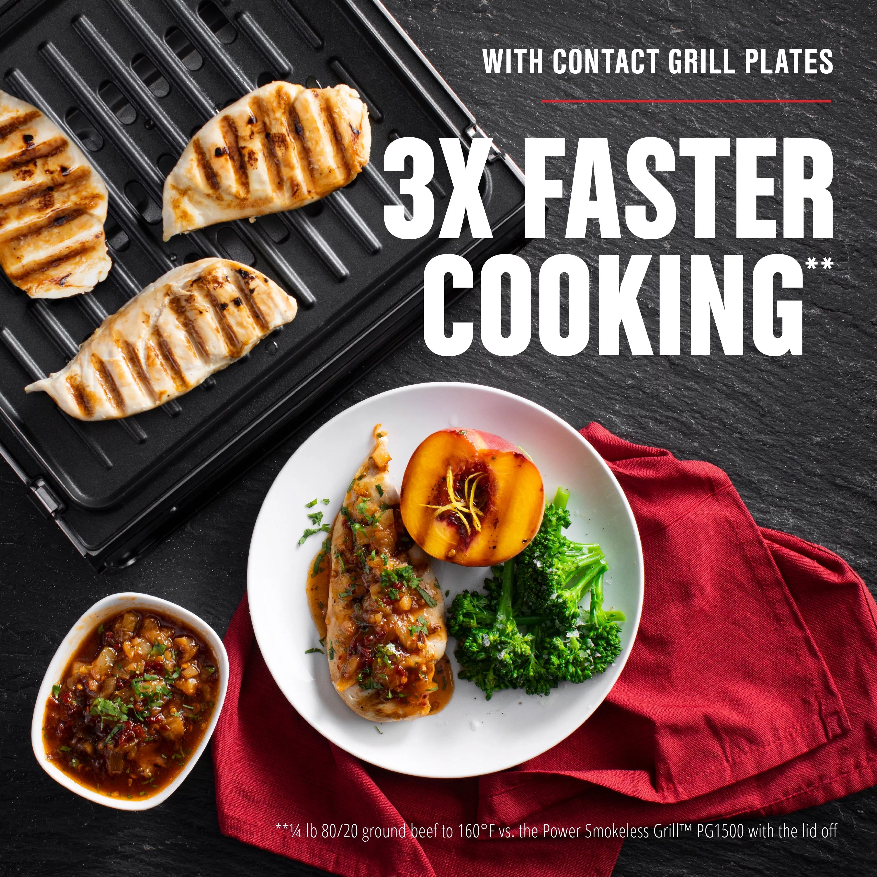 Contact Smokeless Ready Grill, Family Size R233059