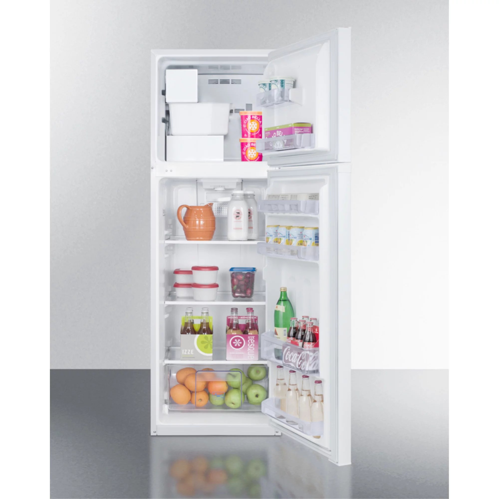 Frost-free refrigerator-freezer with icemaker, white B957418