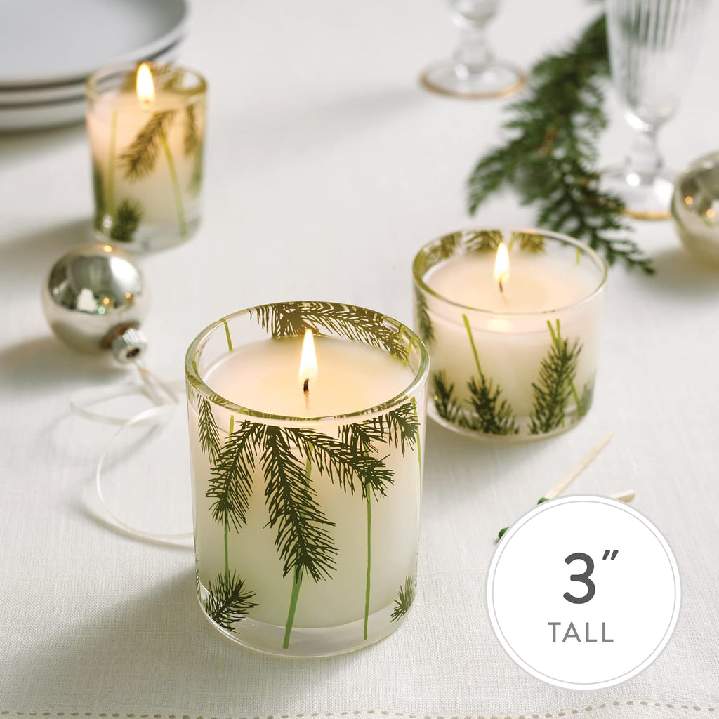 Scented Ceramic Jar Candle - Single-Wick White Candle (6 oz) W56740