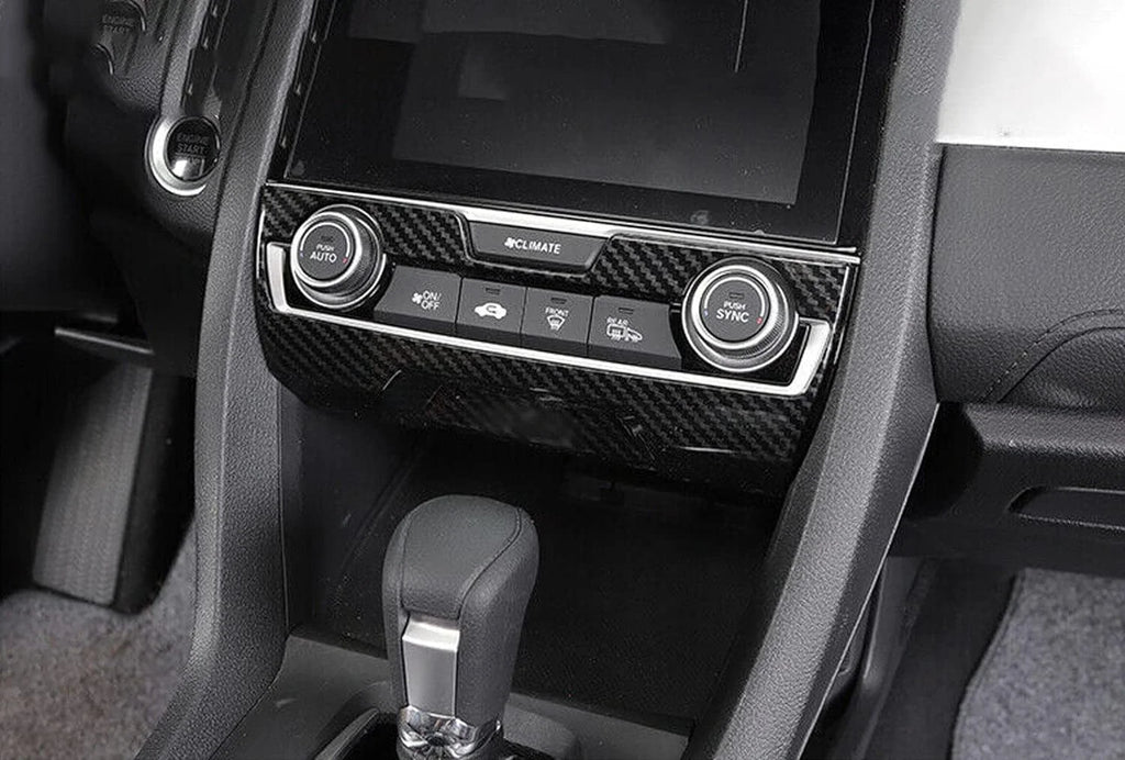 Interior Dashboard Trim Kit Carbon Fiber Pattern for Honda Civic 2016-2021 P199462