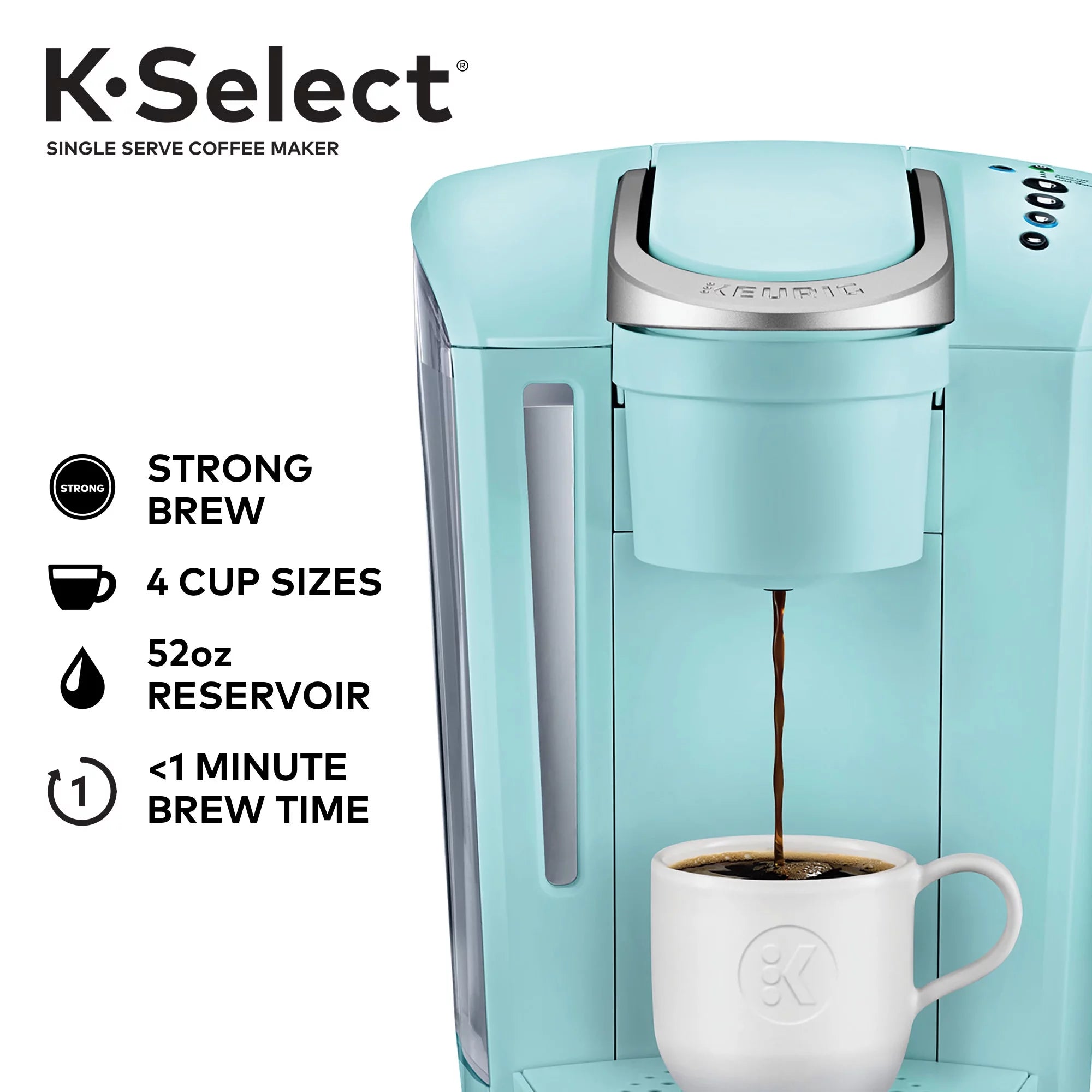 Single-Serve K-Cup Pod Coffee Maker Y7293