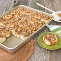 Nordic Ware Naturals Nonstick High Sided Sheet Cake Baking Pan, Gold and Silver, 17.9" x 13" x 2"