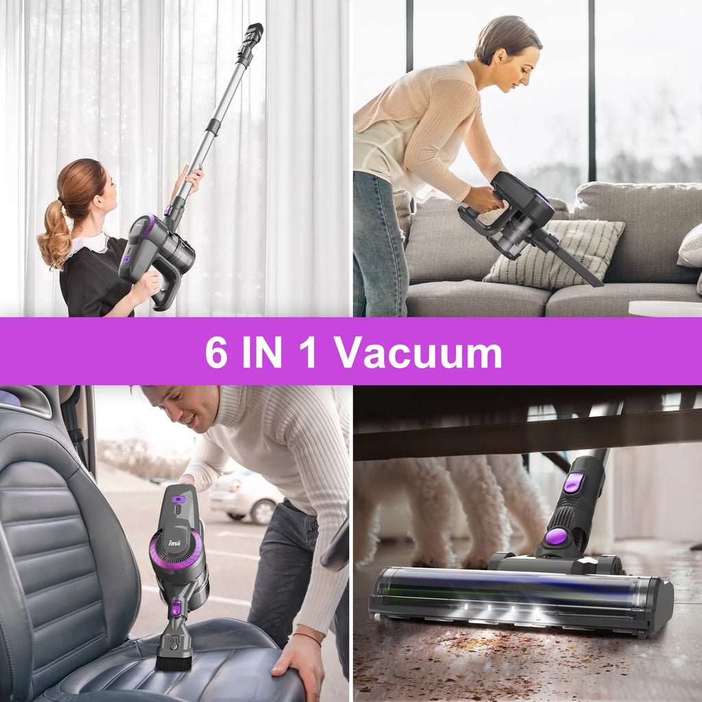 Cordless Stick Vacuum for Hard Floor Carpet Pet Hair R60007