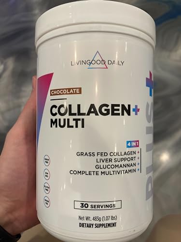 Daily Collagen Powder Vanilla - Grass-Fed Hydrolyzed Collagen Peptides for Hair, Skin & Nails - Keto & Paleo, Gluten Free F60637