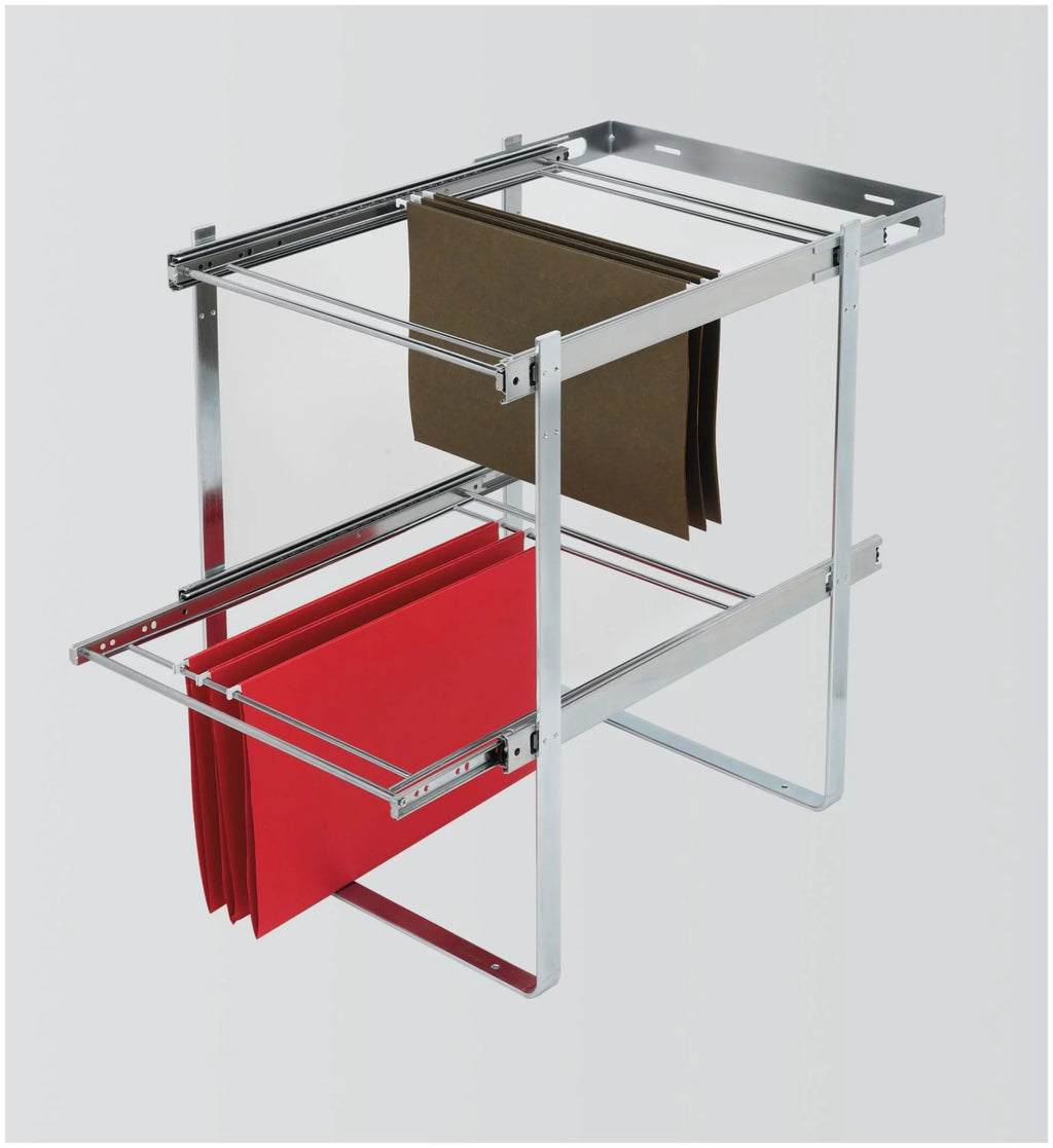 2-Tier 14.5" Base Cabinet File Drawer Organizer P698774