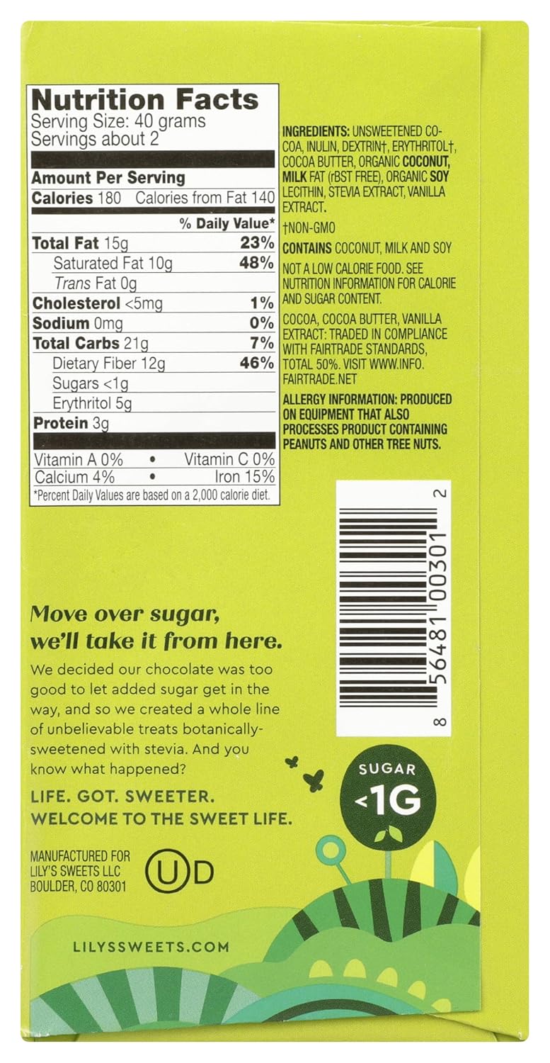 Coconut Dark Chocolate Bar, 3 Ounce E44296