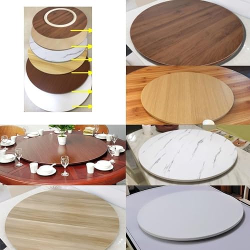 Large Wooden Round Turntable Serving Tray for Table Top D214