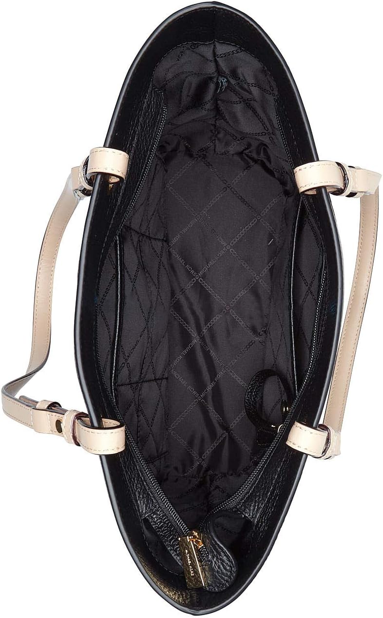 Medium Top Zip Pocket Tote Black A54294