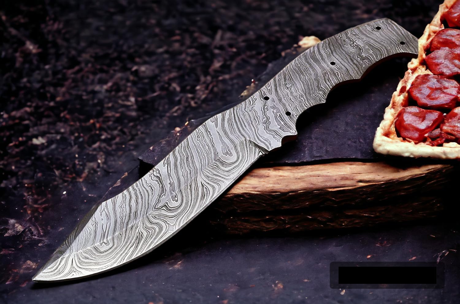 Damascus Steel Full Tang Blank Blade for Knife Making C435191