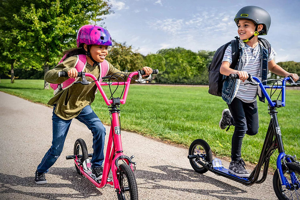 Youth Scooter with Front and Rear Brakes, 12-Inch Wheels X601