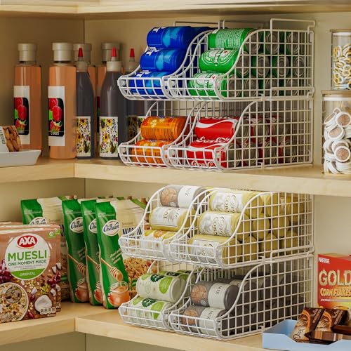 Stackable Can Dispenser Bin 3-Pack with Handles A5720