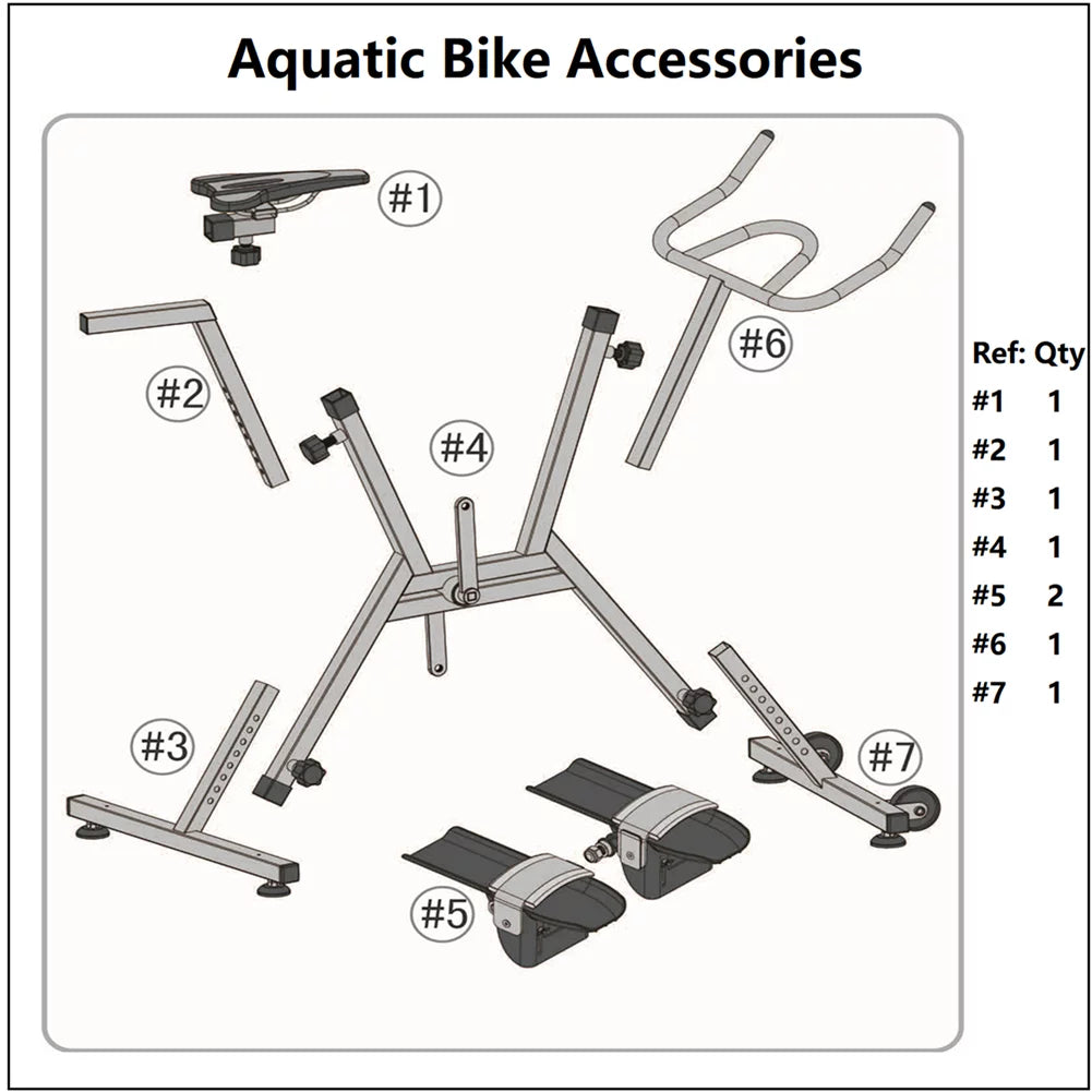 Aquatic Bike for Swimming Pool Exercise G449654