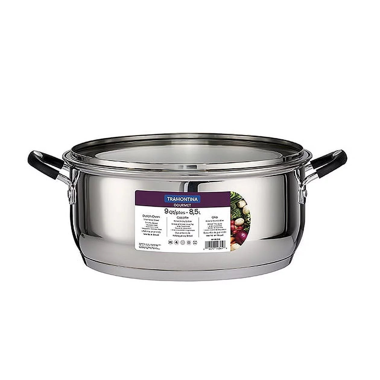 9 Quart Stainless Steel Dutch Oven X468278