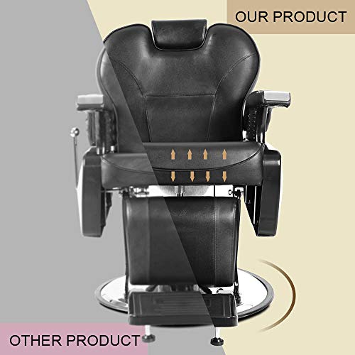 Heavy Duty Reclining Hydraulic Barber Chair for Salon M354