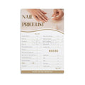 DFRRYAR Hair Salon Nail Salon Price List Styling Shop Price List Poster (1) Canvas Painting Posters And Prints Wall Art for Living Room Bedroom Decor 08x12inch(20x30cm), Frame-style