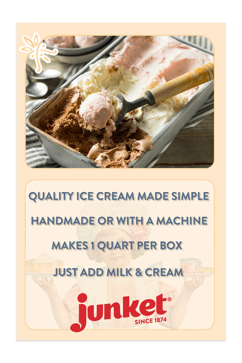 Ice Cream Mix Bundle - 2 Vanilla, 2 Chocolate T185226
