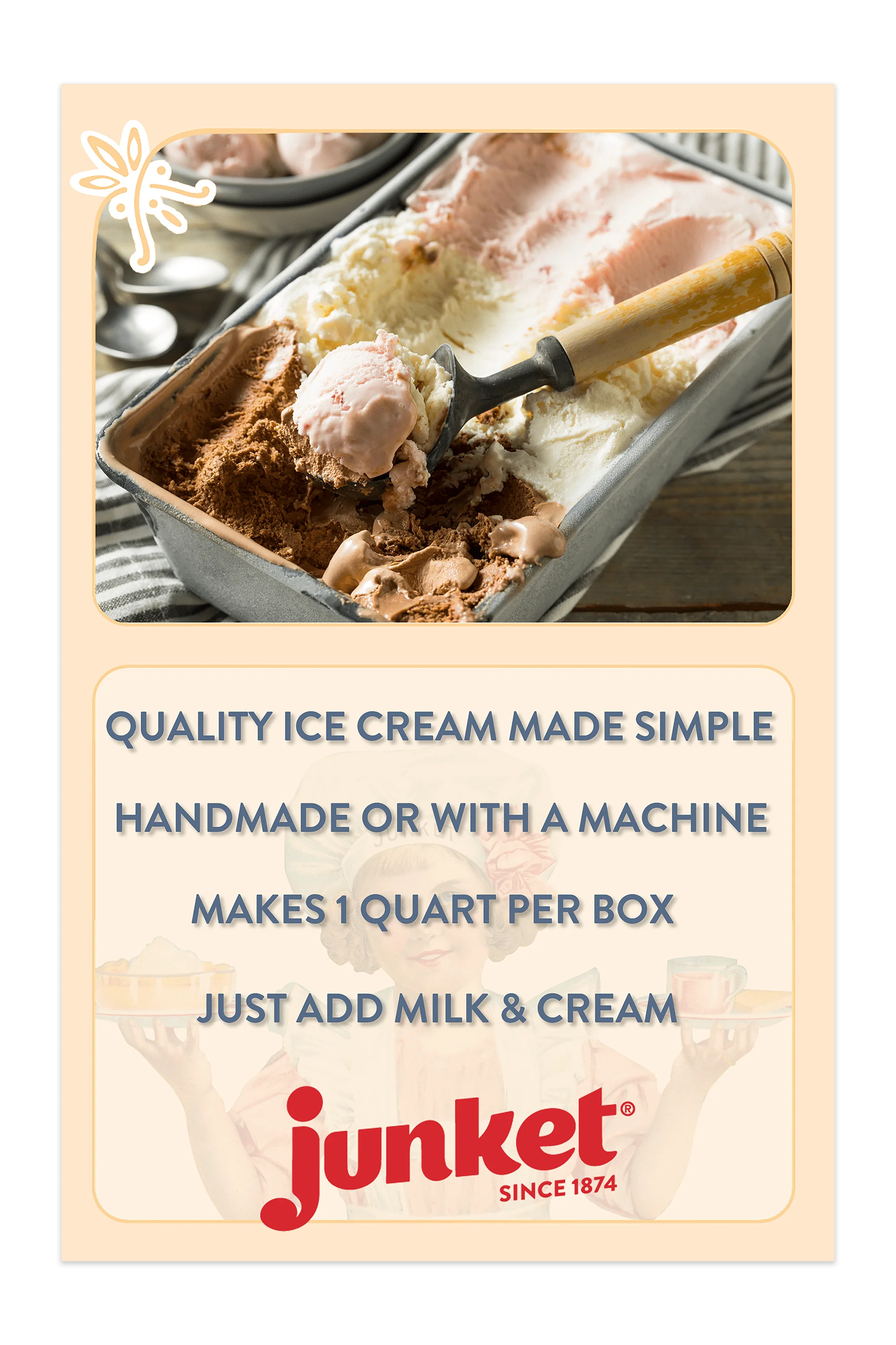 Ice Cream Mix Bundle - 2 Vanilla, 2 Chocolate T185226