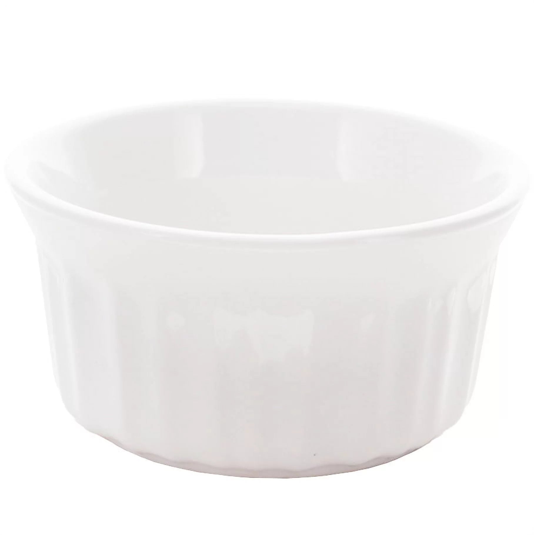 4oz Round French White Ramekins Bowl (2-Pack) K254513