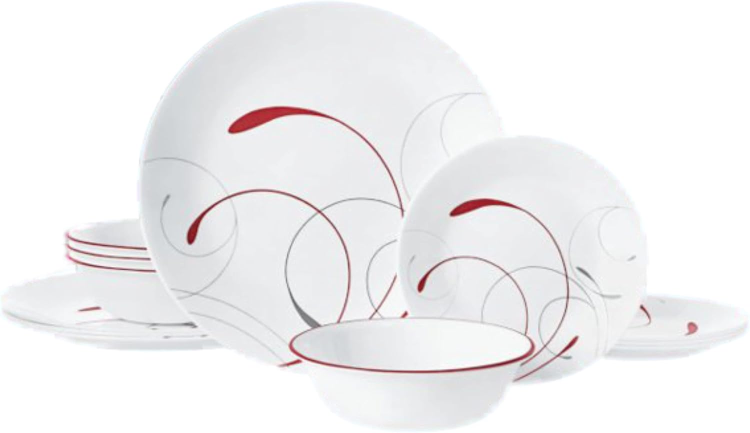 Corelle Splendor 12-piece Chips & Cracks Resistant Dinnerware Set, Service for 4