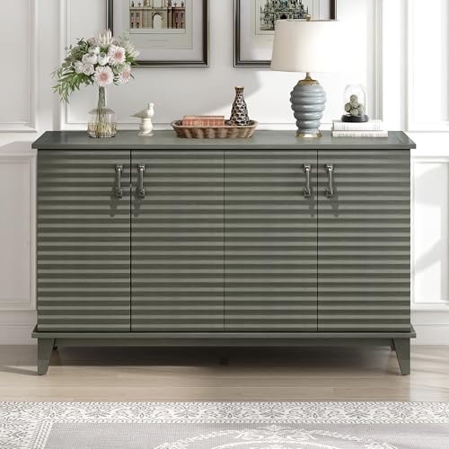 Sideboard with 4 Doors and Adjustable Shelves X88066