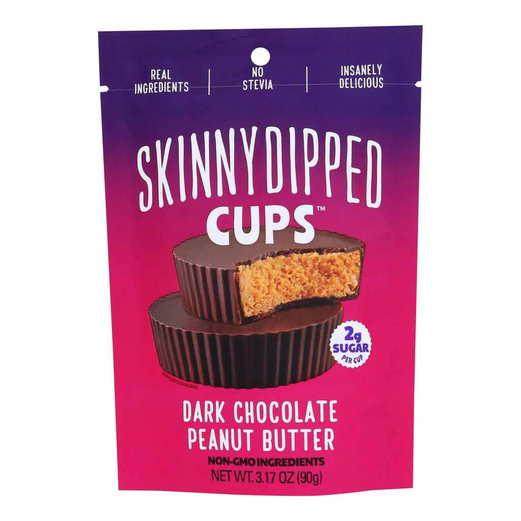 (Price/Case)Skinnydipped - Peanut Butter Cup Dark Chocolate - Case of 10-3.17 OZ