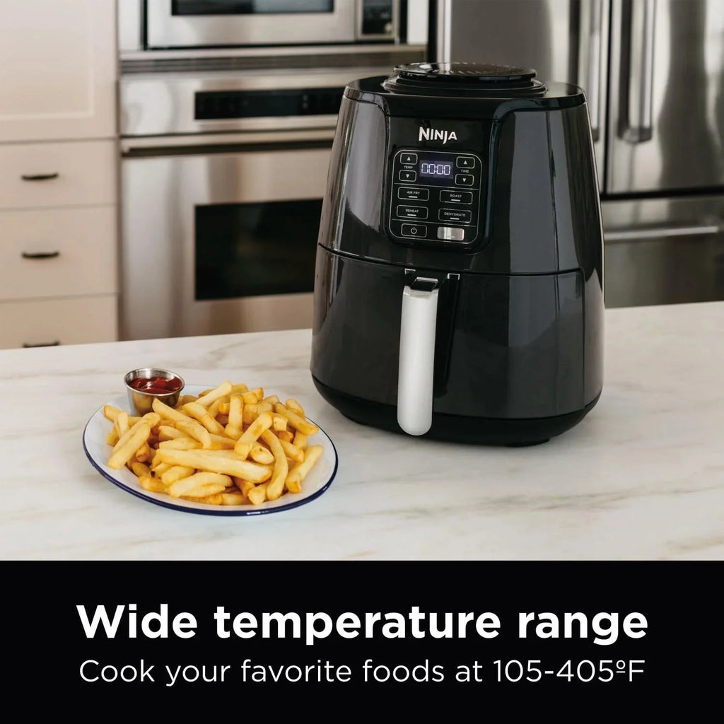 Air Fryer 4 Quart, Crisps Roasts Reheats Dehydrates, Grey Y8023