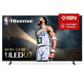 Hisense 65" Class U7 Series Mini-LED ULED 4K UHD Google Smart TV (65U7K) - QLED, Native 144Hz, 1000-Nit, Dolby Vision IQ, Full Array Local Dimming, Game Mode Pro