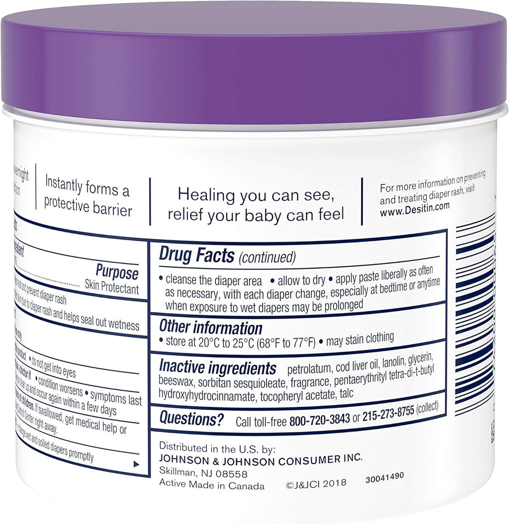 Diaper Rash Cream with 40% Zinc Oxide, 16 oz G1538