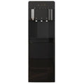 TABU Bottom Loading Water Cooler Dispenser of 3 Temperature Settings - Hot, Cold, Room Water, for 3 or 5 Gallon Bottles, with Child Safety Lock& Anti-Scalding Design, (Black)