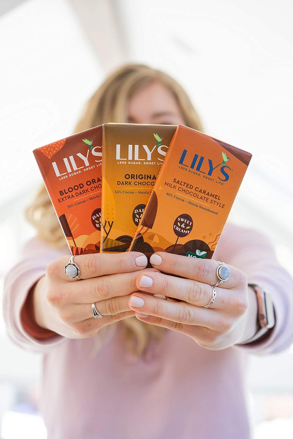 Salted Caramel Dark Chocolate Bar, 70% Cocoa, Keto-Friendly, 3 oz 4-Pack S526