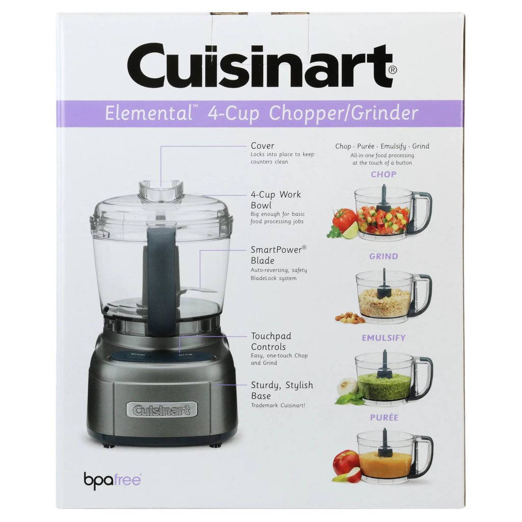 4-Cup Food Processor Chopper Grinder F781