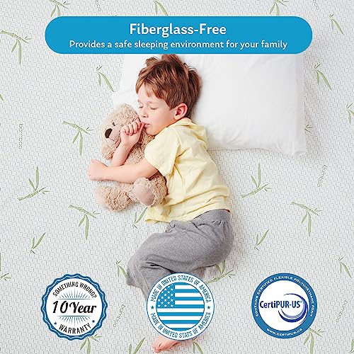 6 inch Full Mattress with Bamboo Cover, Medium Firm H249