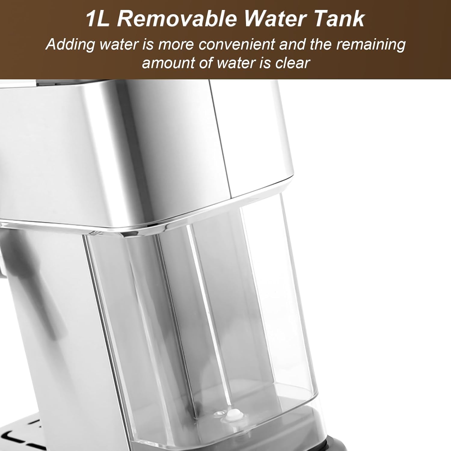 Espresso Machine 15 Bar with Milk Frother Steamer V968