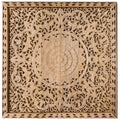 King Size Wood Carved Bedroom Headboard Home Cottage Living Extra Thick Teak Mandala Wooden Wall Hanging 72 Inches