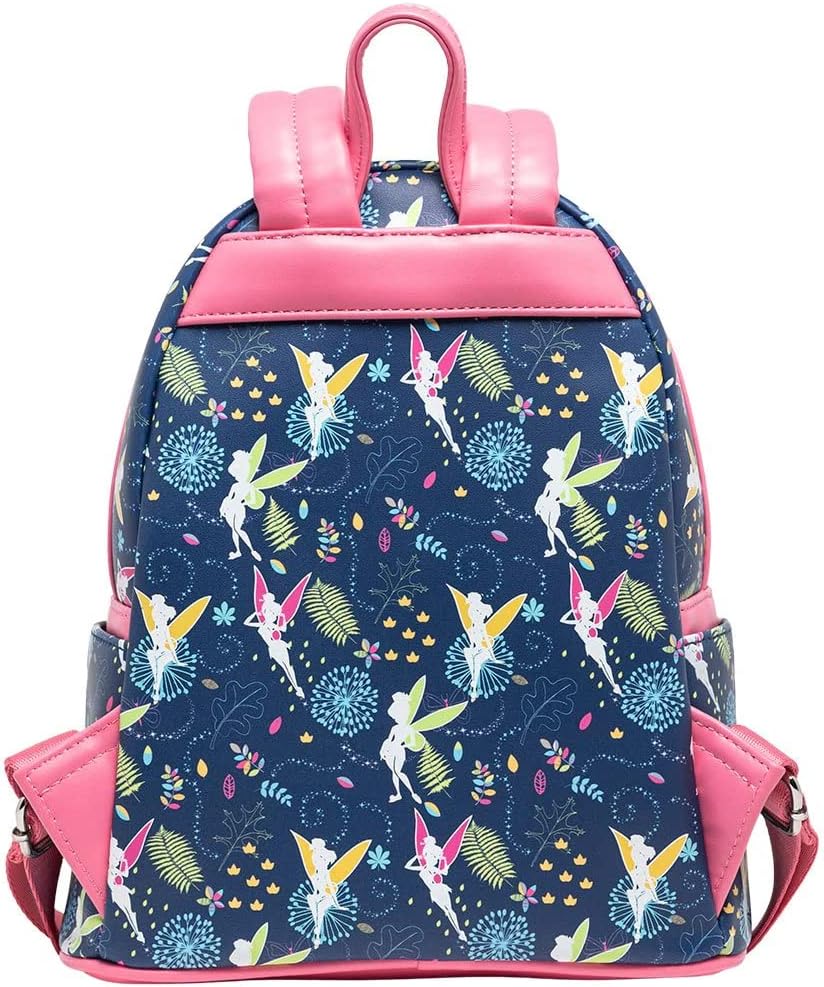 Disney Pink Tinkerbell Glow in the Dark Print Backpack M15751