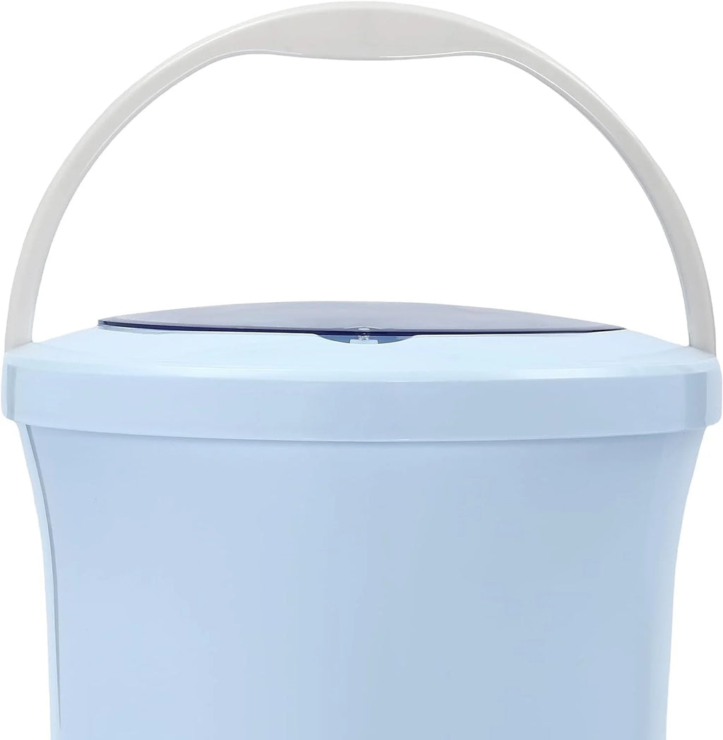 Manual Clothes Dryer, 12L Spin Dryer Foot Powered with Drain Hose, Compact for Apartments, Dorms, Travel P931057