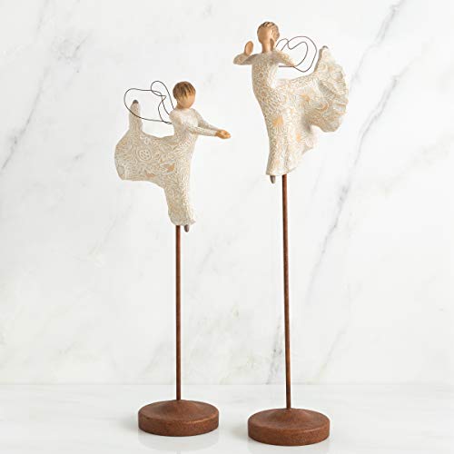 Nativity Scene with Elevated Angels, 25-Piece Set I950
