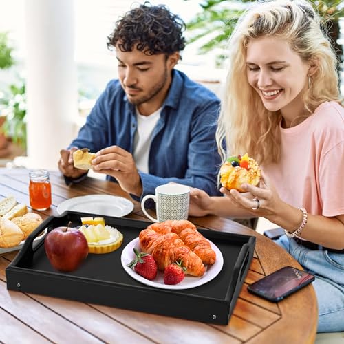 Height Adjustable Bamboo Breakfast Bed Tray with Folding Legs R193