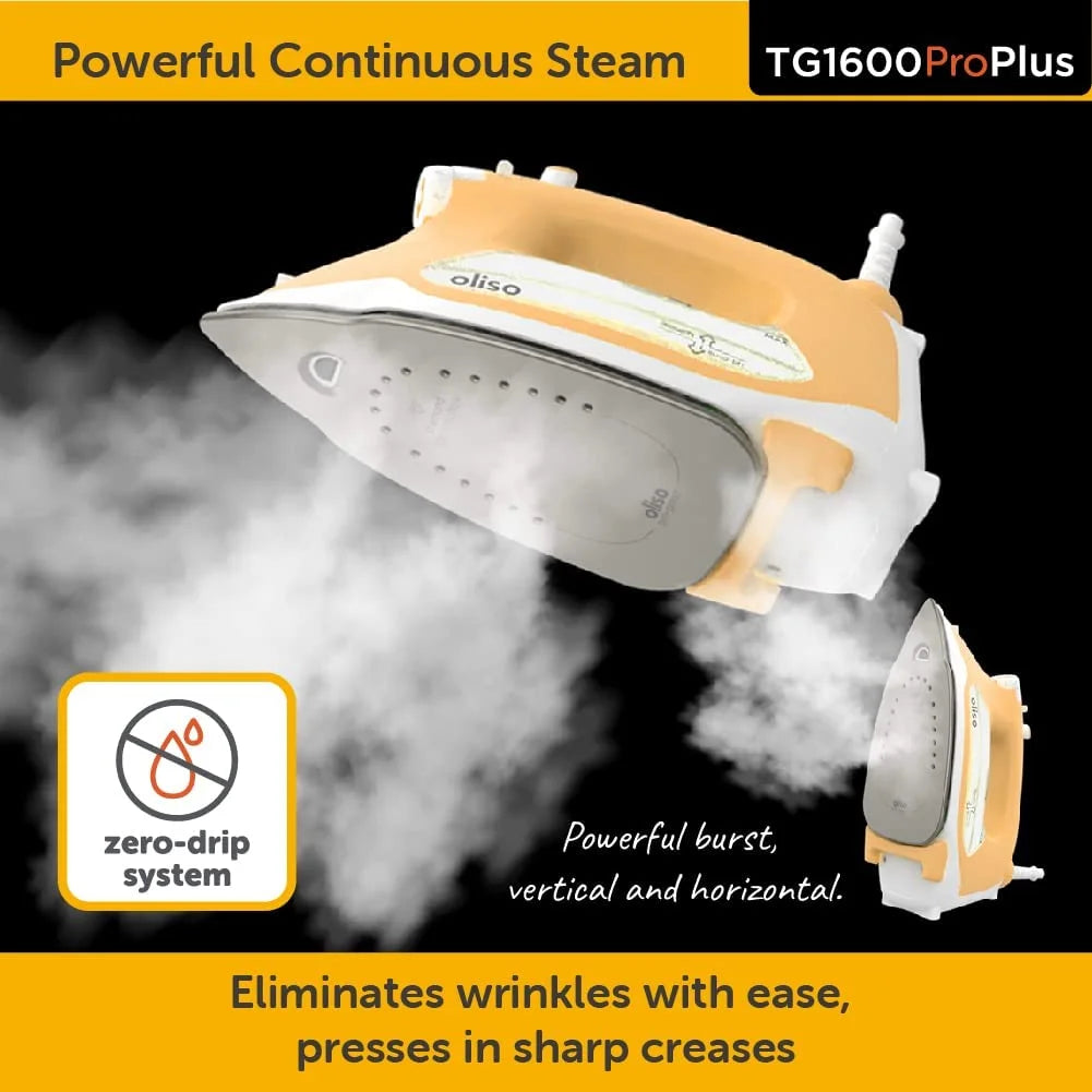 1800 Watt Steam Iron with Auto Lift for Sewing and Crafting J240430