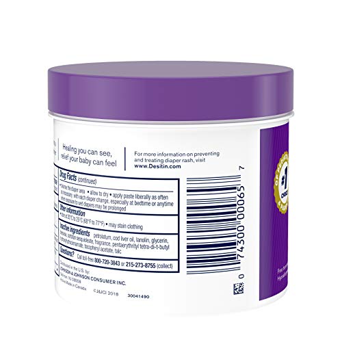 Diaper Rash Cream with 40% Zinc Oxide, 16 oz U9724