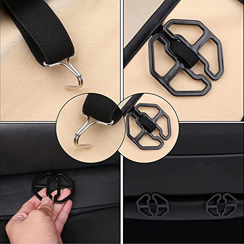 Car Seat Covers Full Set, Waterproof Leather, Universal Fit S5679