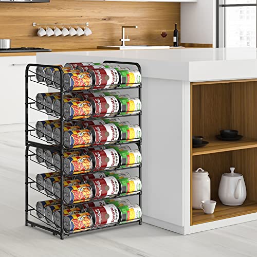 Stackable Can Organizer for Pantry, 2 Pack, Holds 36 Cans G4483