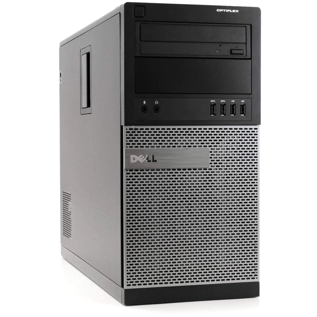 Refurbished Desktop Tower PC, Intel Core i5, 16GB RAM, 128GB SSD + 2TB HDD, WiFi, Bluetooth, DVD, Windows 10 Pro E9800
