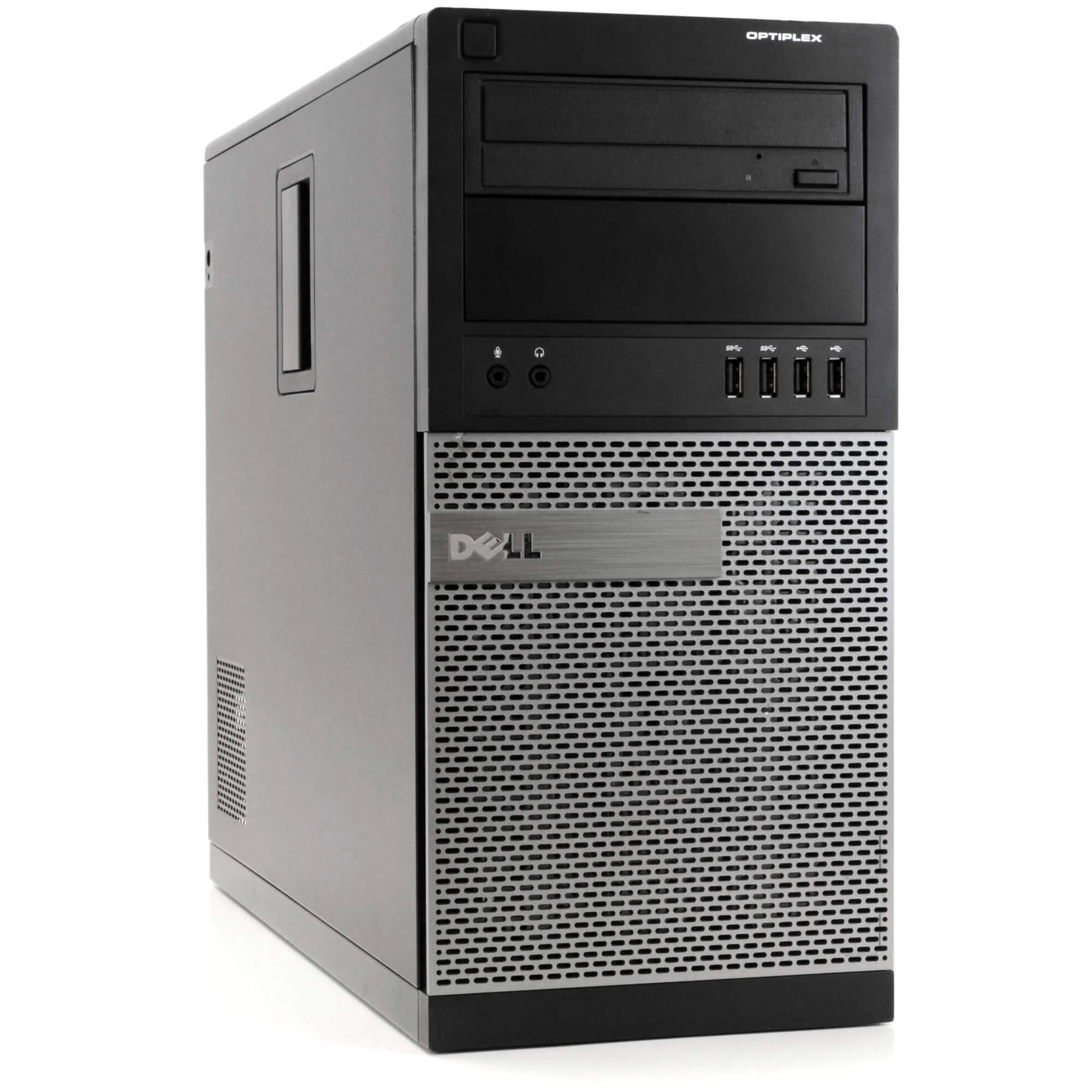 Refurbished Desktop Tower PC, Intel Core i5, 16GB RAM, 128GB SSD + 2TB HDD, WiFi, Bluetooth, DVD, Windows 10 Pro E9800