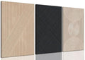 Bwodke Framed Neutral Abstract Wall Art Modern Minimalist Line Canvas Poster Prints Set of 3 Boho Beige Black Brown Geometric Texture Decor Picture Painting Living Room Bedroom Office 16"x24"