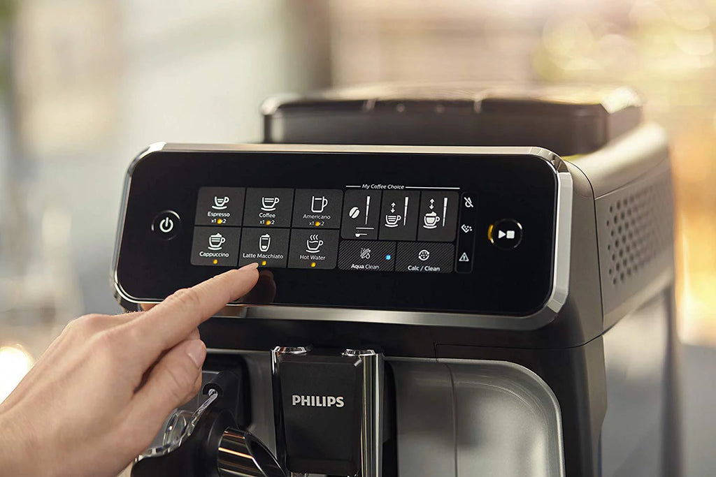 Fully Automatic Espresso Machine with LatteGo, Black J70298