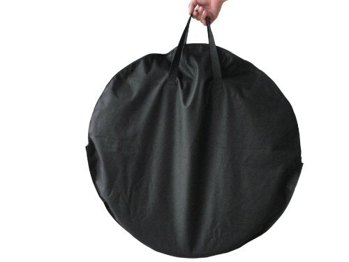 Portable Folding Round Steel Fire Pit with Carrying Bag F7361